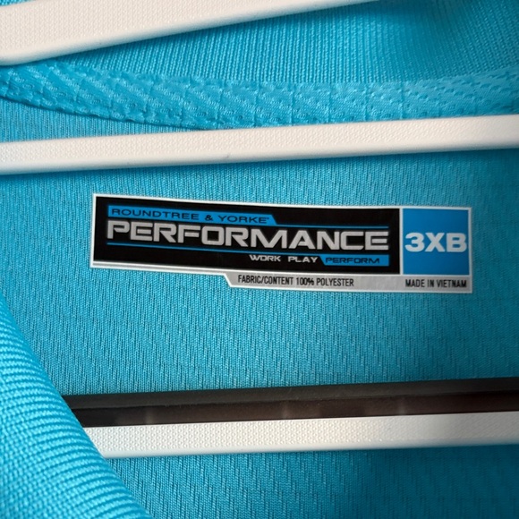 Roundtree & Yorke Light Blue Polo Shirt - Picture 2 of 7